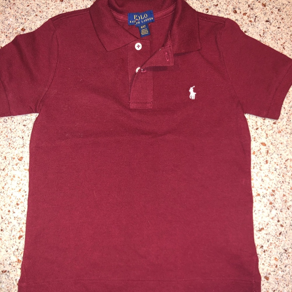 Maroon Ralph Lauren Polo- 4T